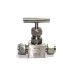 SS Needle Valve Instrumentation High Pressure Square Body Ferrule type (3000PSI) Stainless Steel 304